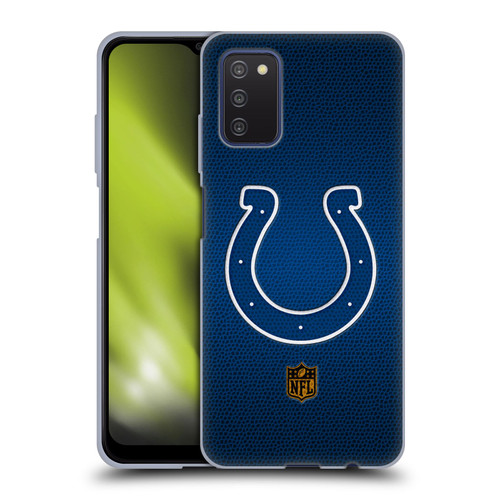 NFL Indianapolis Colts Logo Football Soft Gel Case for Samsung Galaxy A03s (2021)