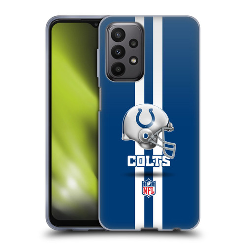 NFL Indianapolis Colts Logo Helmet Soft Gel Case for Samsung Galaxy A23 / 5G (2022)