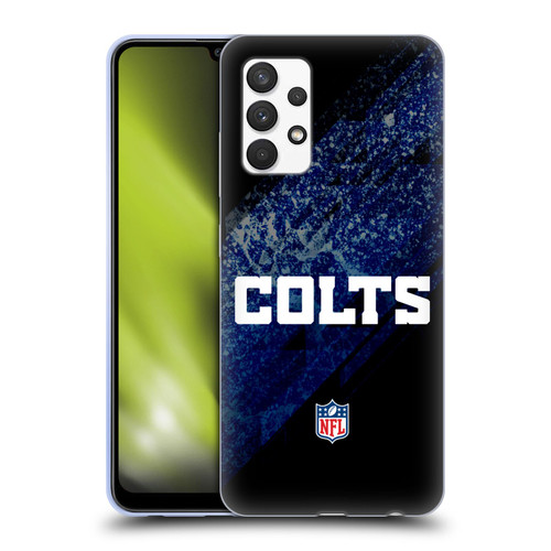 NFL Indianapolis Colts Logo Blur Soft Gel Case for Samsung Galaxy A32 (2021)
