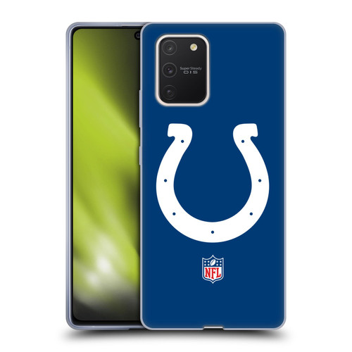 NFL Indianapolis Colts Logo Plain Soft Gel Case for Samsung Galaxy S10 Lite