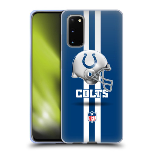 NFL Indianapolis Colts Logo Helmet Soft Gel Case for Samsung Galaxy S20 / S20 5G
