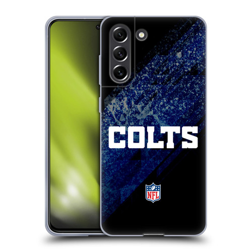 NFL Indianapolis Colts Logo Blur Soft Gel Case for Samsung Galaxy S21 FE 5G