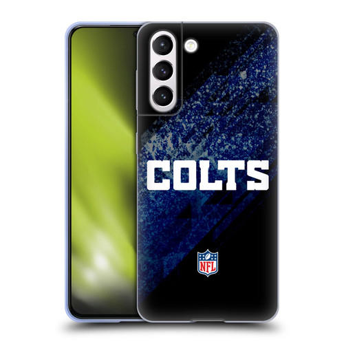 NFL Indianapolis Colts Logo Blur Soft Gel Case for Samsung Galaxy S21 5G
