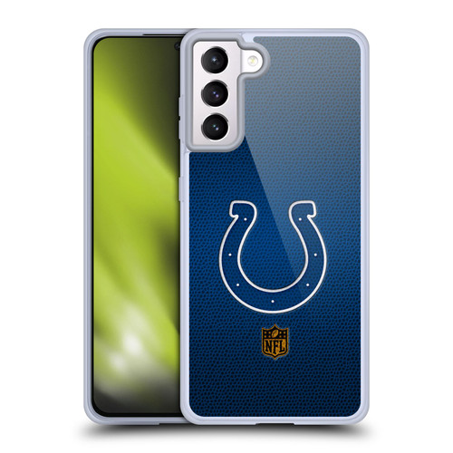 NFL Indianapolis Colts Logo Football Soft Gel Case for Samsung Galaxy S21+ 5G
