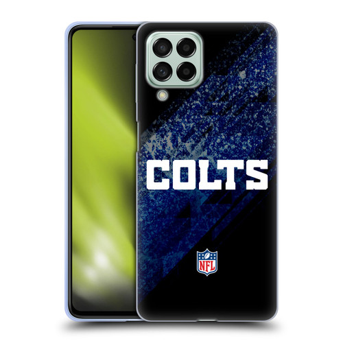 NFL Indianapolis Colts Logo Blur Soft Gel Case for Samsung Galaxy M53 (2022)