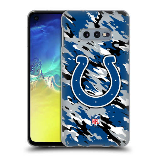 NFL Indianapolis Colts Logo Camou Soft Gel Case for Samsung Galaxy S10e