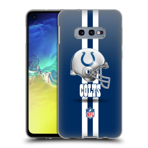 NFL Indianapolis Colts Logo Helmet Soft Gel Case for Samsung Galaxy S10e