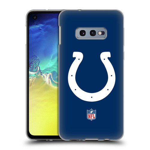 NFL Indianapolis Colts Logo Plain Soft Gel Case for Samsung Galaxy S10e