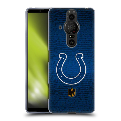 NFL Indianapolis Colts Logo Football Soft Gel Case for Sony Xperia Pro-I