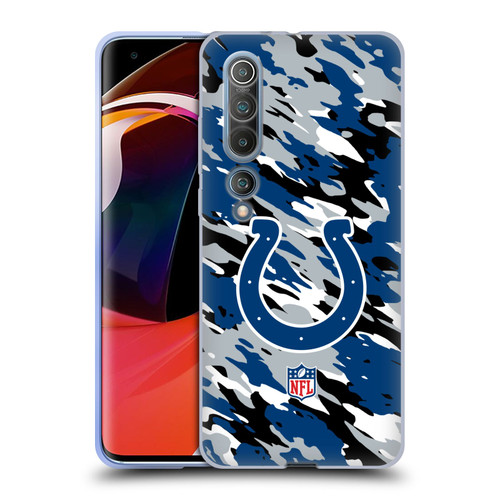 NFL Indianapolis Colts Logo Camou Soft Gel Case for Xiaomi Mi 10 5G / Mi 10 Pro 5G