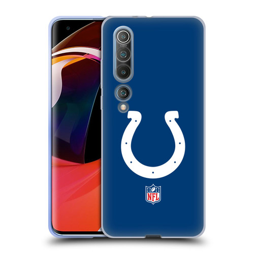 NFL Indianapolis Colts Logo Plain Soft Gel Case for Xiaomi Mi 10 5G / Mi 10 Pro 5G