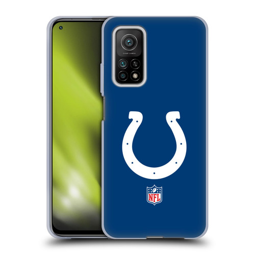 NFL Indianapolis Colts Logo Plain Soft Gel Case for Xiaomi Mi 10T 5G