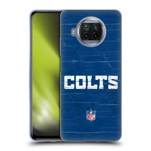 NFL Indianapolis Colts Logo Distressed Look Soft Gel Case for Xiaomi Mi 10T Lite 5G