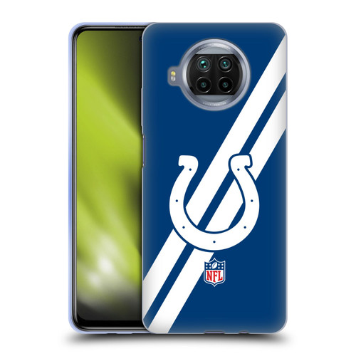 NFL Indianapolis Colts Logo Stripes Soft Gel Case for Xiaomi Mi 10T Lite 5G