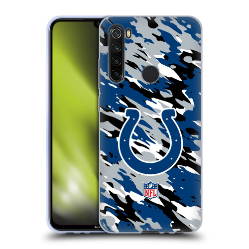 NFL Indianapolis Colts Logo Camou Soft Gel Case for Xiaomi Redmi Note 8T