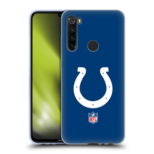 NFL Indianapolis Colts Logo Plain Soft Gel Case for Xiaomi Redmi Note 8T