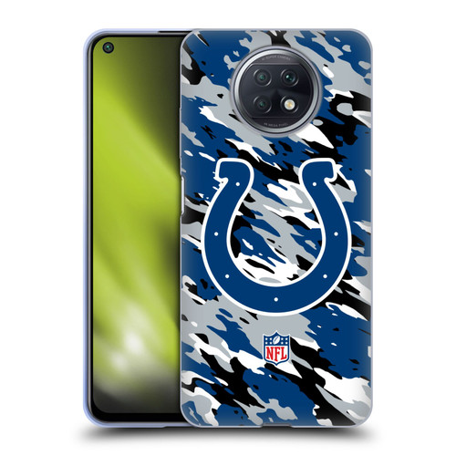 NFL Indianapolis Colts Logo Camou Soft Gel Case for Xiaomi Redmi Note 9T 5G