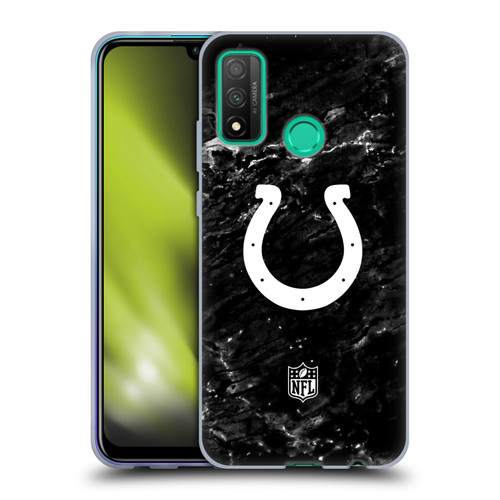 NFL Indianapolis Colts Artwork Marble Soft Gel Case for Huawei P Smart (2020)