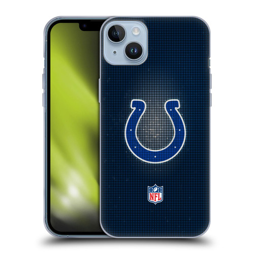 NFL Indianapolis Colts Artwork LED Soft Gel Case for Apple iPhone 14 Plus