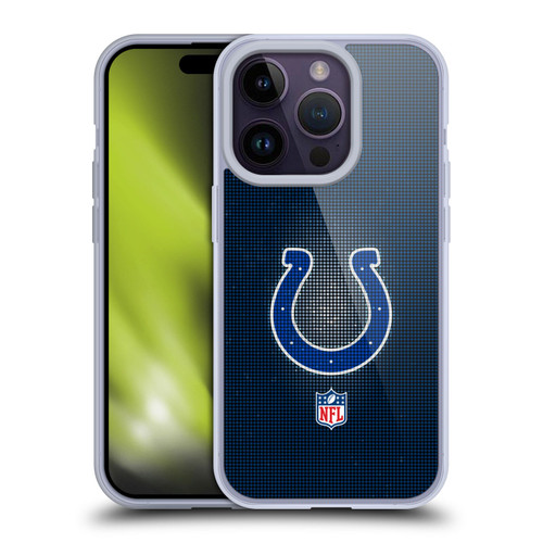 NFL Indianapolis Colts Artwork LED Soft Gel Case for Apple iPhone 14 Pro