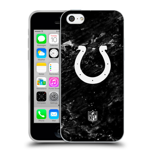 NFL Indianapolis Colts Artwork Marble Soft Gel Case for Apple iPhone 5c