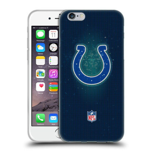 NFL Indianapolis Colts Artwork LED Soft Gel Case for Apple iPhone 6 / iPhone 6s