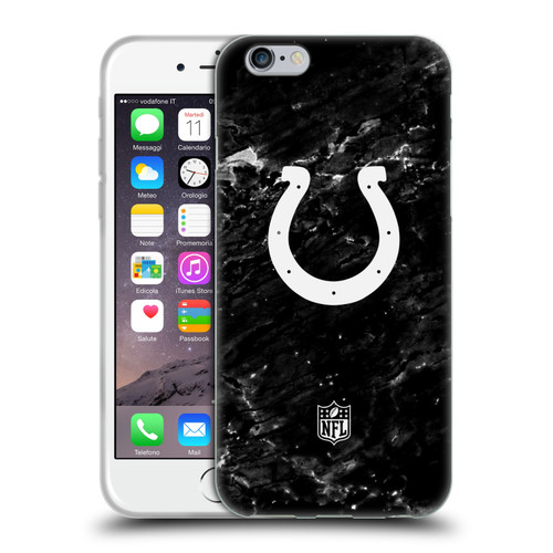 NFL Indianapolis Colts Artwork Marble Soft Gel Case for Apple iPhone 6 / iPhone 6s
