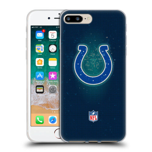 NFL Indianapolis Colts Artwork LED Soft Gel Case for Apple iPhone 7 Plus / iPhone 8 Plus