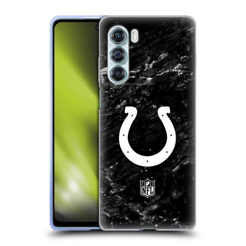 NFL Indianapolis Colts Artwork Marble Soft Gel Case for Motorola Edge S30 / Moto G200 5G