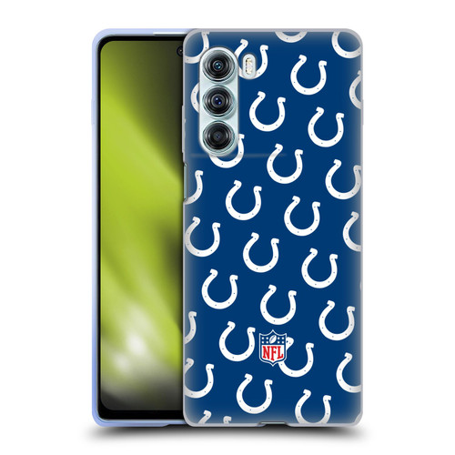 NFL Indianapolis Colts Artwork Patterns Soft Gel Case for Motorola Edge S30 / Moto G200 5G