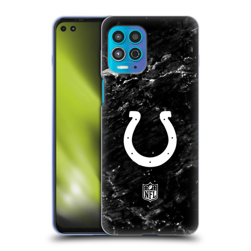 NFL Indianapolis Colts Artwork Marble Soft Gel Case for Motorola Moto G100