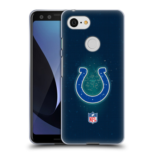 NFL Indianapolis Colts Artwork LED Soft Gel Case for Google Pixel 3