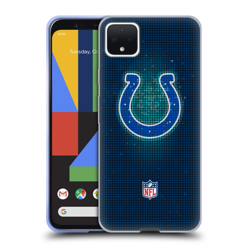 NFL Indianapolis Colts Artwork LED Soft Gel Case for Google Pixel 4 XL