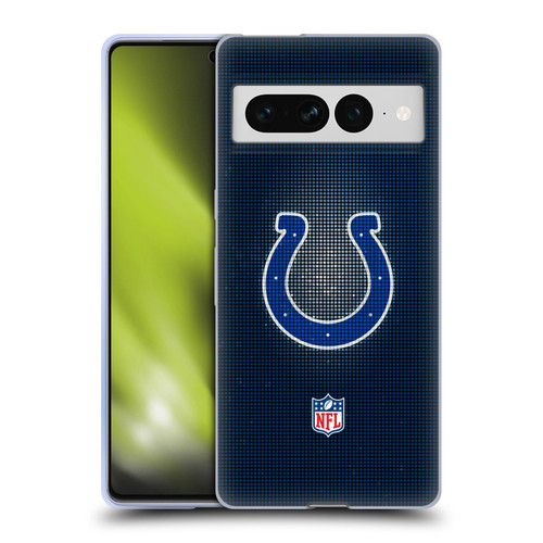 NFL Indianapolis Colts Artwork LED Soft Gel Case for Google Pixel 7 Pro