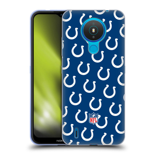 NFL Indianapolis Colts Artwork Patterns Soft Gel Case for Nokia 1.4