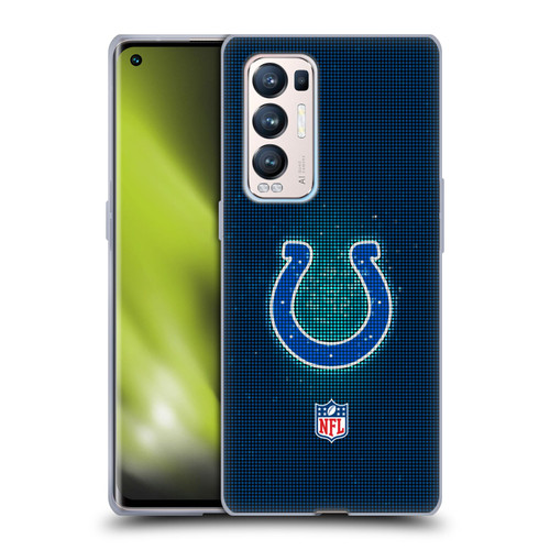 NFL Indianapolis Colts Artwork LED Soft Gel Case for OPPO Find X3 Neo / Reno5 Pro+ 5G