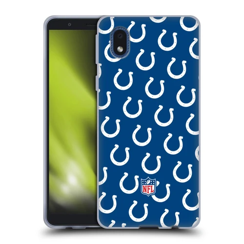 NFL Indianapolis Colts Artwork Patterns Soft Gel Case for Samsung Galaxy A01 Core (2020)