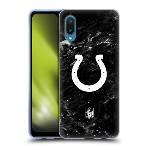 NFL Indianapolis Colts Artwork Marble Soft Gel Case for Samsung Galaxy A02/M02 (2021)