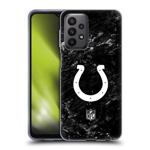 NFL Indianapolis Colts Artwork Marble Soft Gel Case for Samsung Galaxy A23 / 5G (2022)