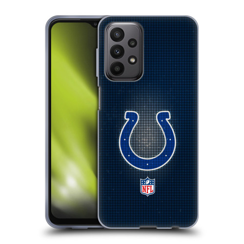 NFL Indianapolis Colts Artwork LED Soft Gel Case for Samsung Galaxy A23 / 5G (2022)