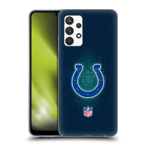 NFL Indianapolis Colts Artwork LED Soft Gel Case for Samsung Galaxy A32 (2021)