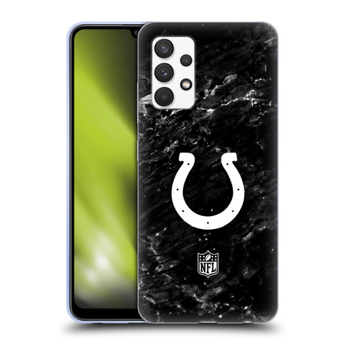 NFL Indianapolis Colts Artwork Marble Soft Gel Case for Samsung Galaxy A32 (2021)