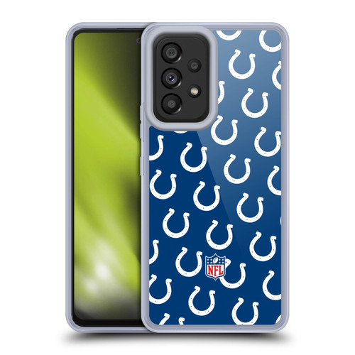 NFL Indianapolis Colts Artwork Patterns Soft Gel Case for Samsung Galaxy A53 5G (2022)