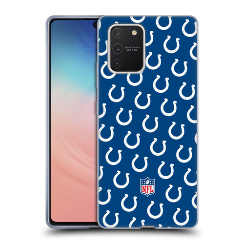 NFL Indianapolis Colts Artwork Patterns Soft Gel Case for Samsung Galaxy S10 Lite