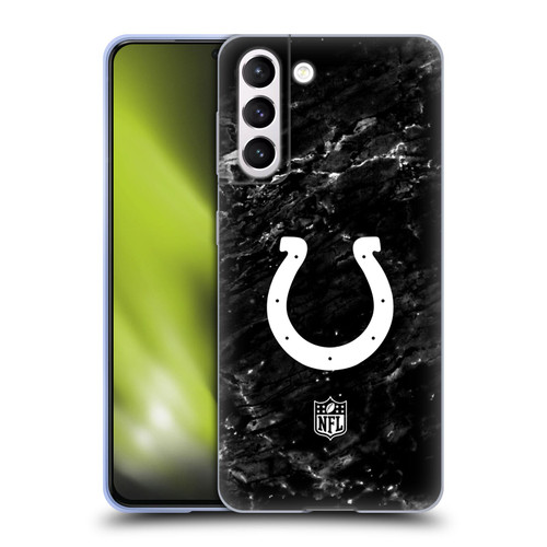 NFL Indianapolis Colts Artwork Marble Soft Gel Case for Samsung Galaxy S21 5G