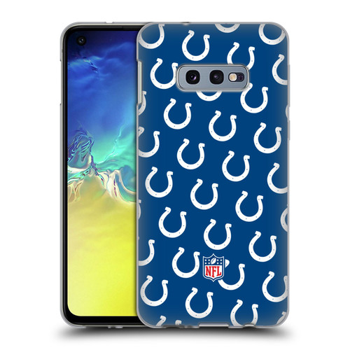 NFL Indianapolis Colts Artwork Patterns Soft Gel Case for Samsung Galaxy S10e