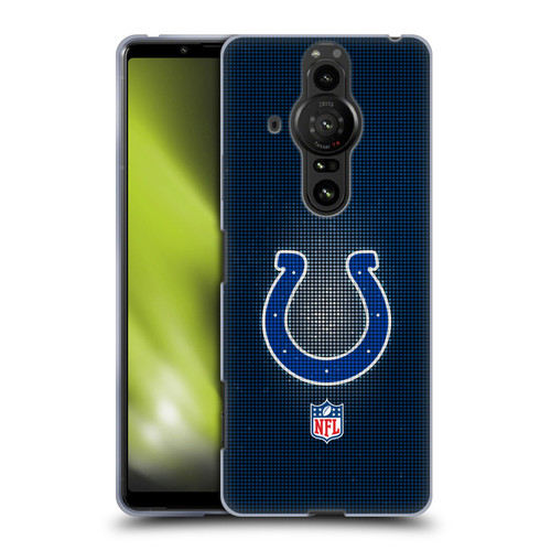 NFL Indianapolis Colts Artwork LED Soft Gel Case for Sony Xperia Pro-I