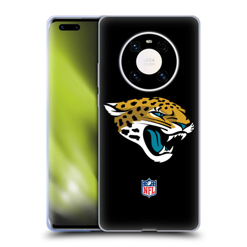 NFL Jacksonville Jaguars Logo Plain Soft Gel Case for Huawei Mate 40 Pro 5G