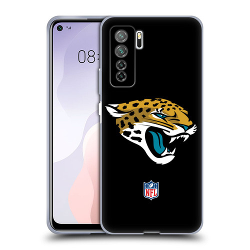 NFL Jacksonville Jaguars Logo Plain Soft Gel Case for Huawei Nova 7 SE/P40 Lite 5G