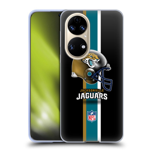 NFL Jacksonville Jaguars Logo Helmet Soft Gel Case for Huawei P50